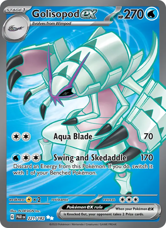 Golisopod ex 221 Paradox Rift Pokesingles