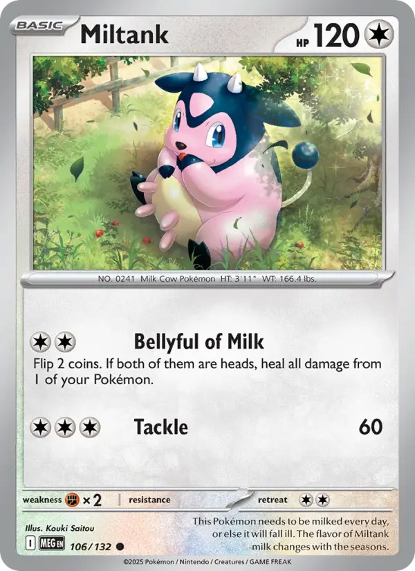 Miltank 106 Mega Evolution Pokesingles