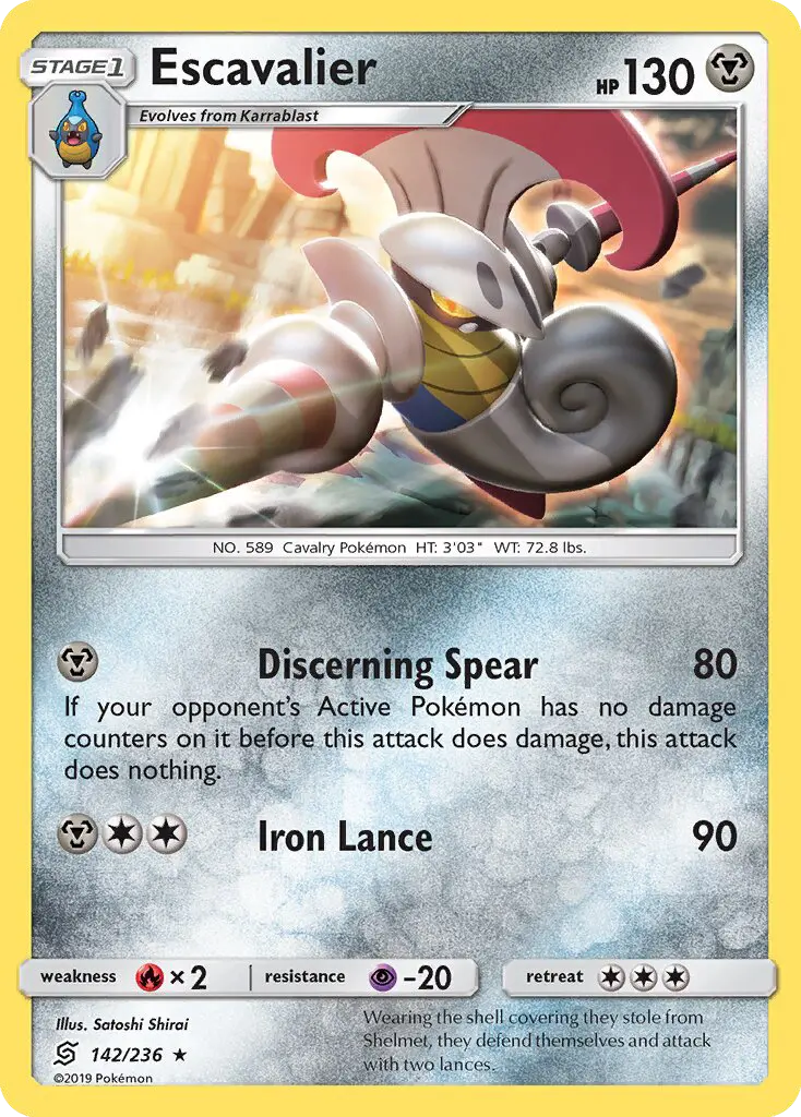 Escavalier 142 Unified Minds Pokesingles