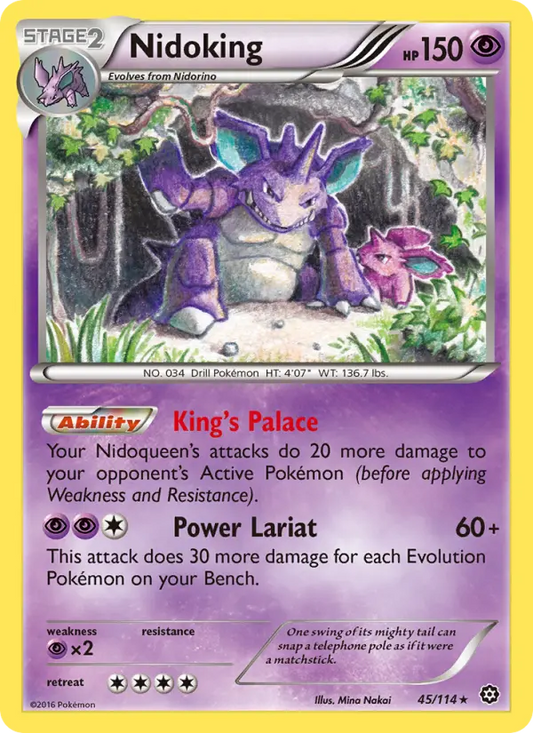 Nidoking 45 Steam Siege Pokesingles