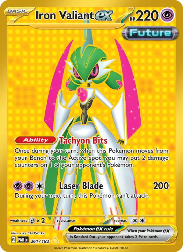 Iron Valiant ex 261 Paradox Rift Pokesingles