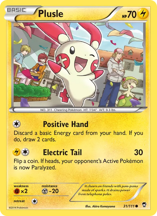 Plusle 31 Furious Fists Pokesingles