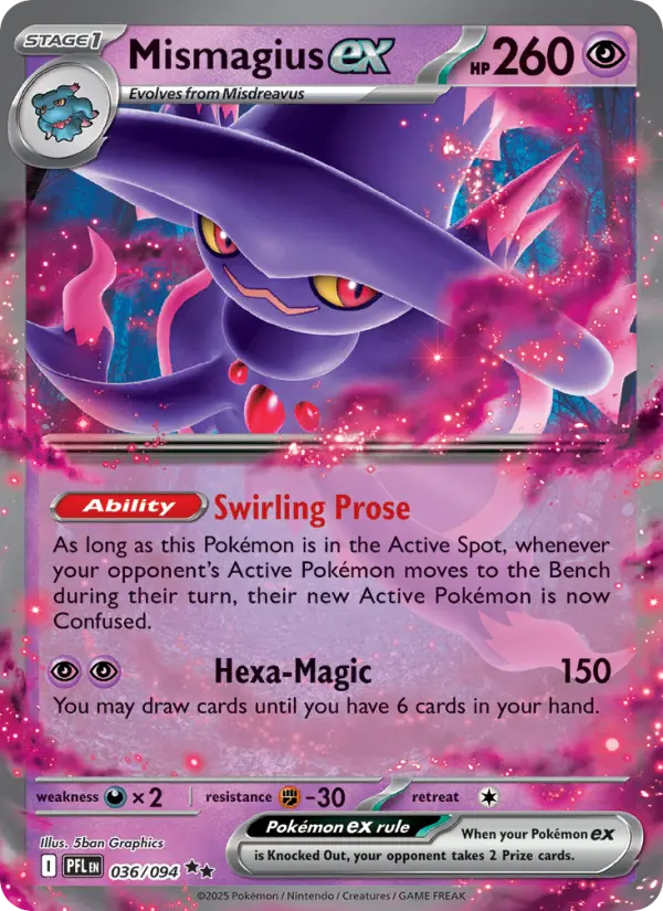 Mismagius ex 36 Phantasmal Flames Pokesingles