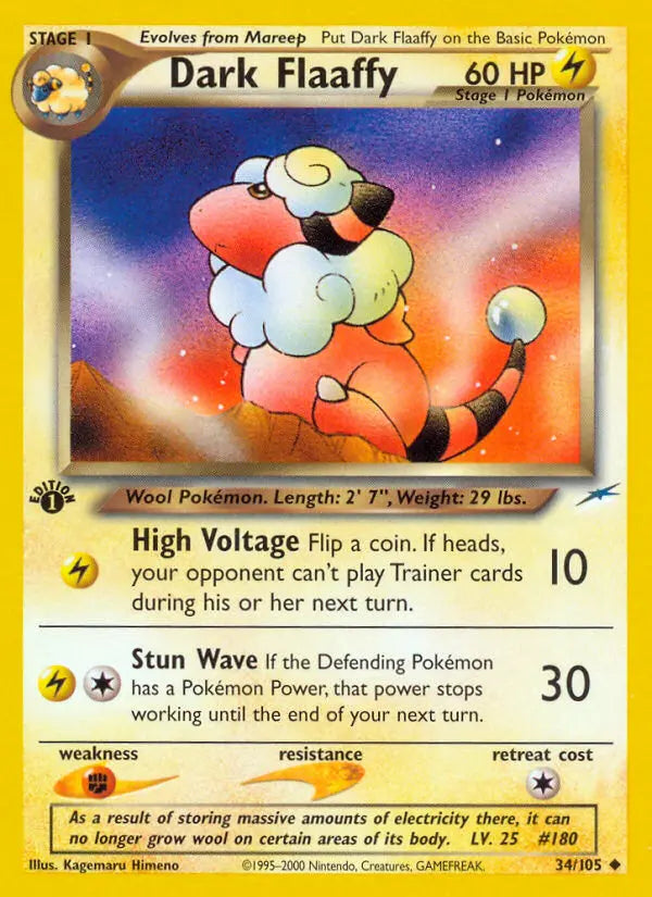 Dark Flaaffy 34 Neo Destiny Pokesingles