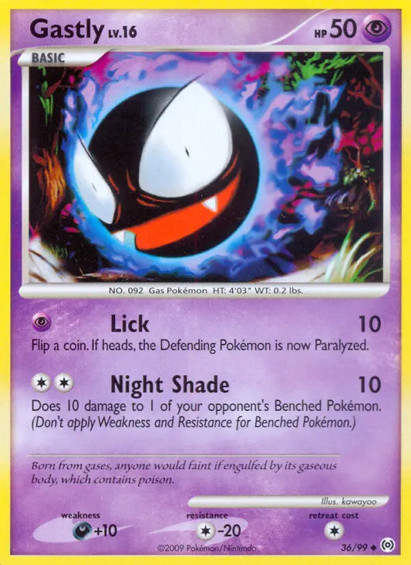 Gastly 36 Arceus Pokesingles