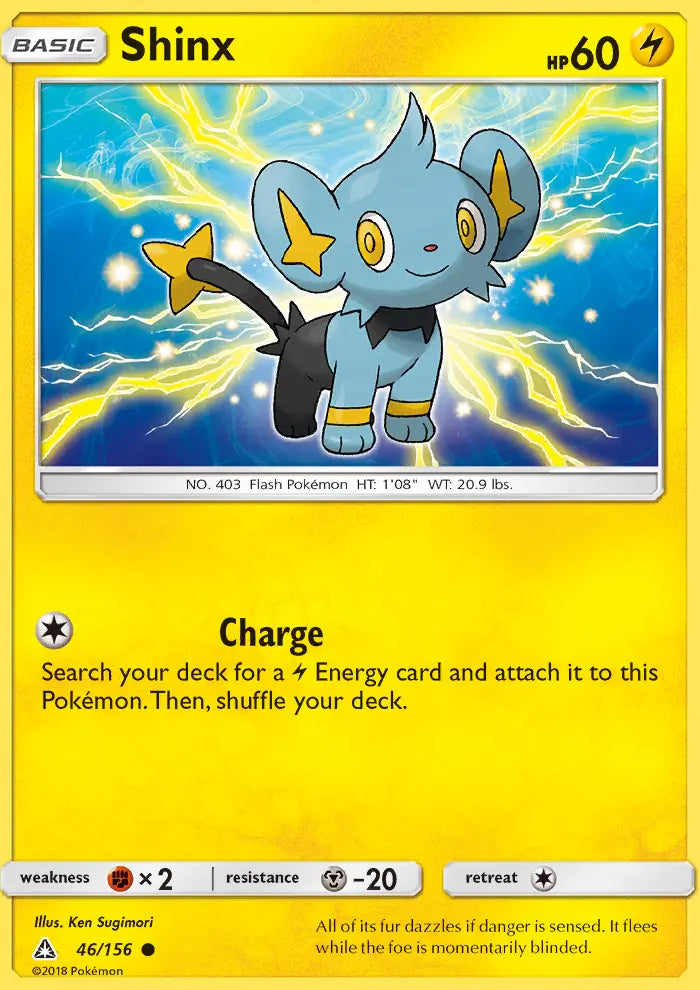 Shinx 46 Ultra Prism Pokesingles
