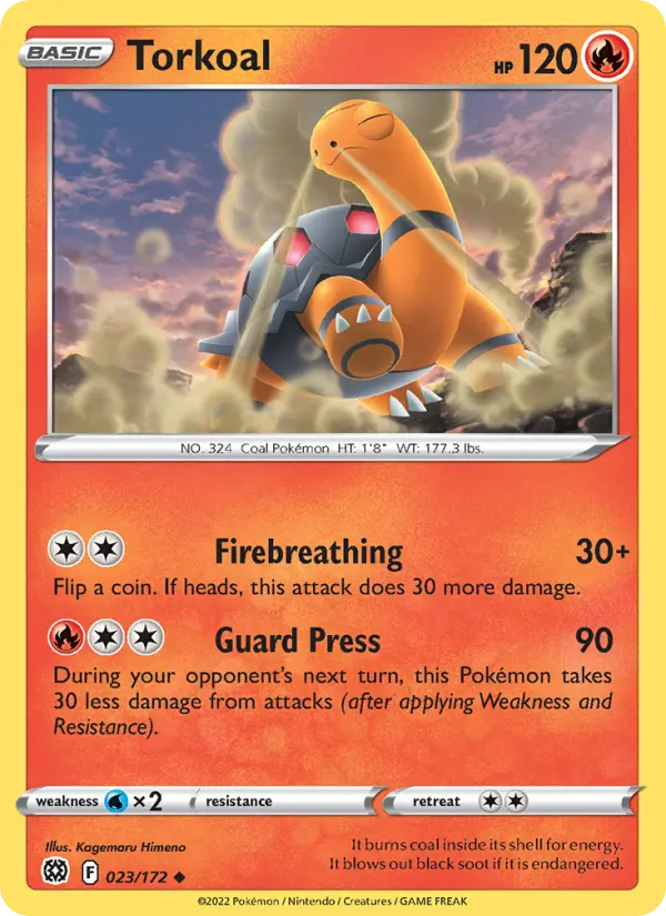 Torkoal 23 Brilliant Stars Pokesingles