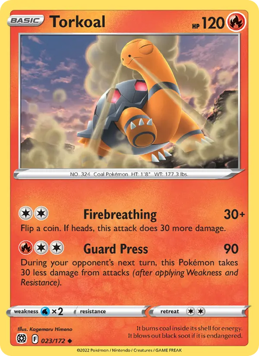 Torkoal 23 Brilliant Stars Pokesingles