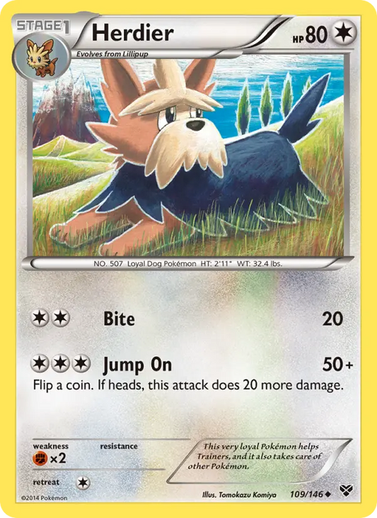 Herdier 109 XY Pokesingles