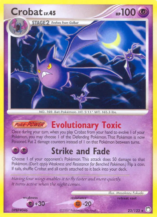 Crobat 23 Mysterious Treasures Pokesingles