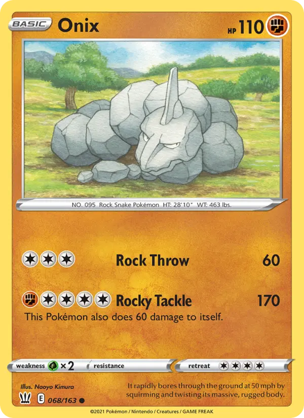 Onix 68 Battle Styles Pokesingles