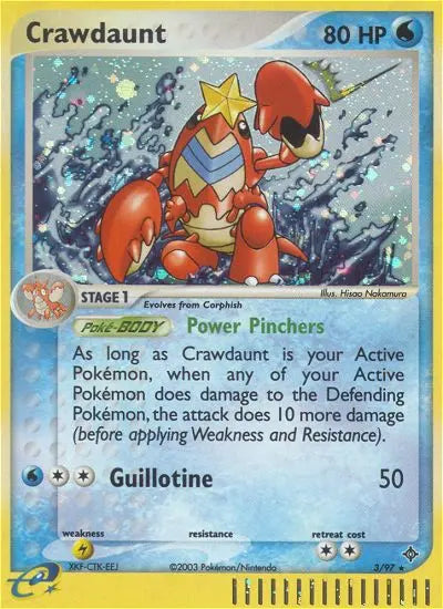 Crawdaunt 3 Dragon Pokesingles