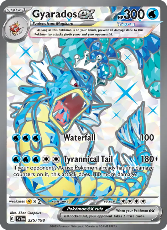 Gyarados ex 225 Scarlet & Violet Pokesingles