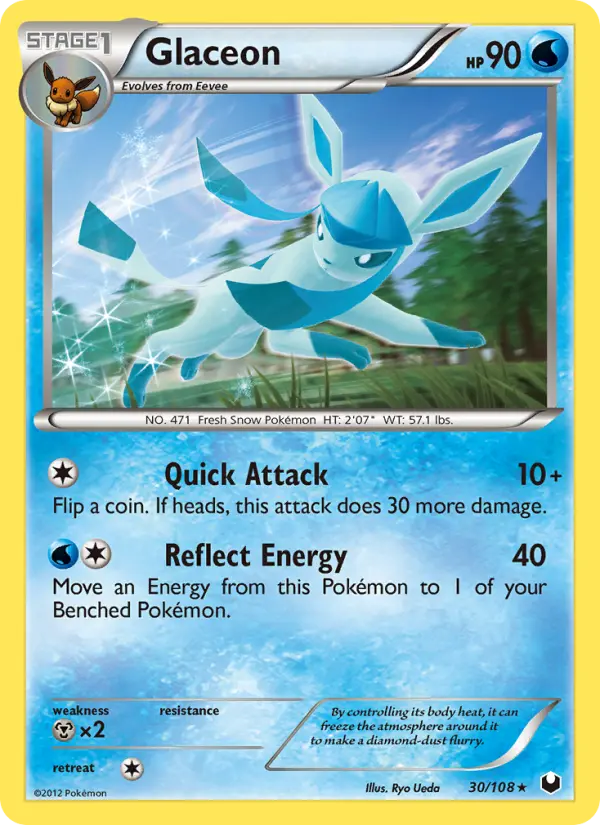 Glaceon 30 Dark Explorers Pokesingles