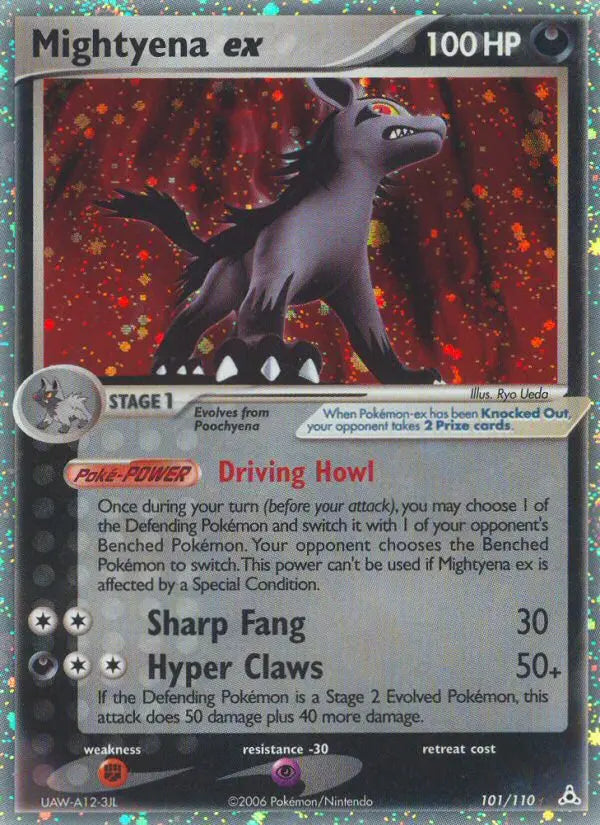 Mightyena ex 101 Holon Phantoms Pokesingles