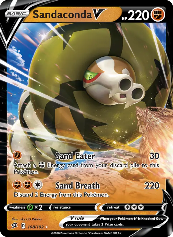 Sandaconda V 108 Rebel Clash Pokesingles
