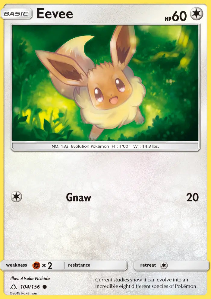Eevee 104 Ultra Prism Pokesingles