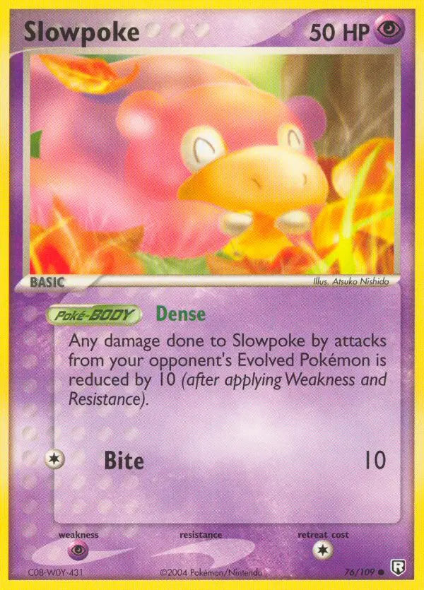 Slowpoke 76 Team Rocket Returns Pokesingles