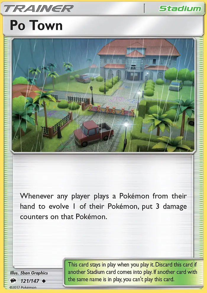 Po Town 121 Burning Shadows Pokesingles