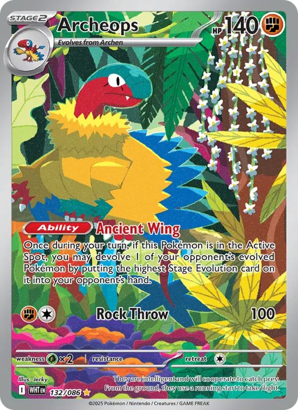 Archeops 132 White Flare Pokesingles