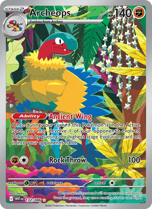 Archeops 132 White Flare Pokesingles