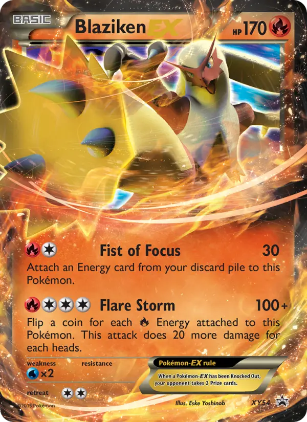 Blaziken EX XY54 XY Black Star Promos Pokesingles