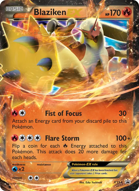 Blaziken EX XY54 XY Black Star Promos Pokesingles