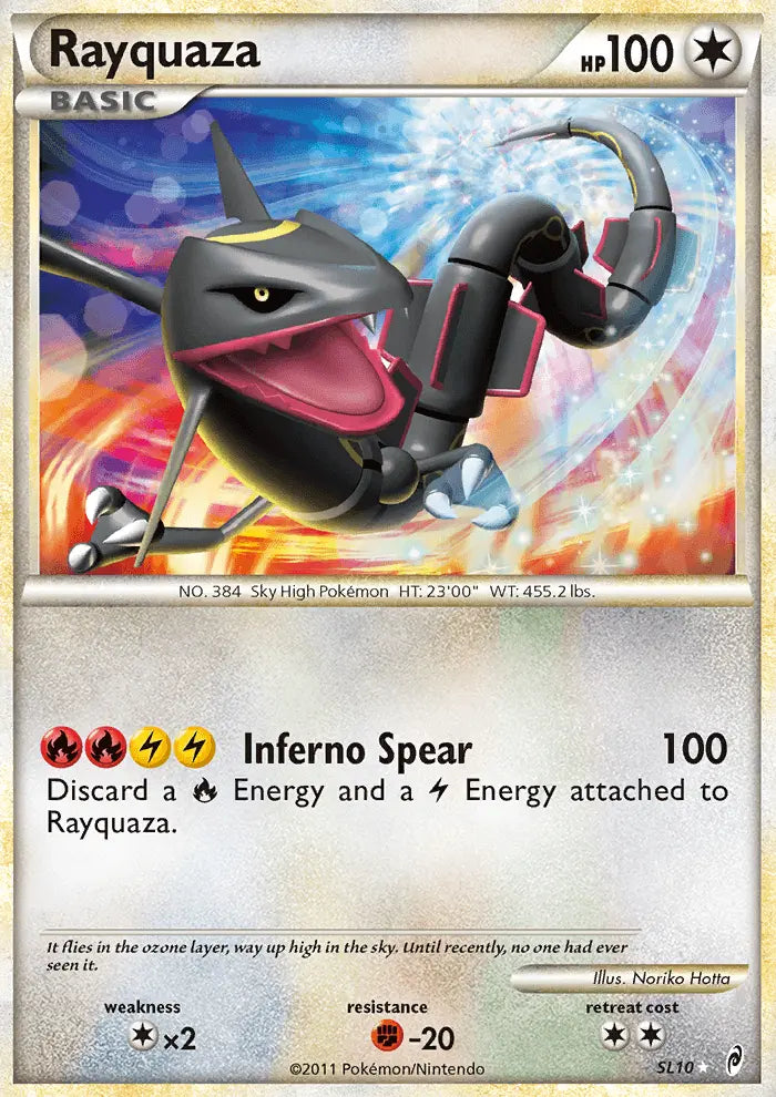 Rayquaza SL10 Call of Legends Pokesingles