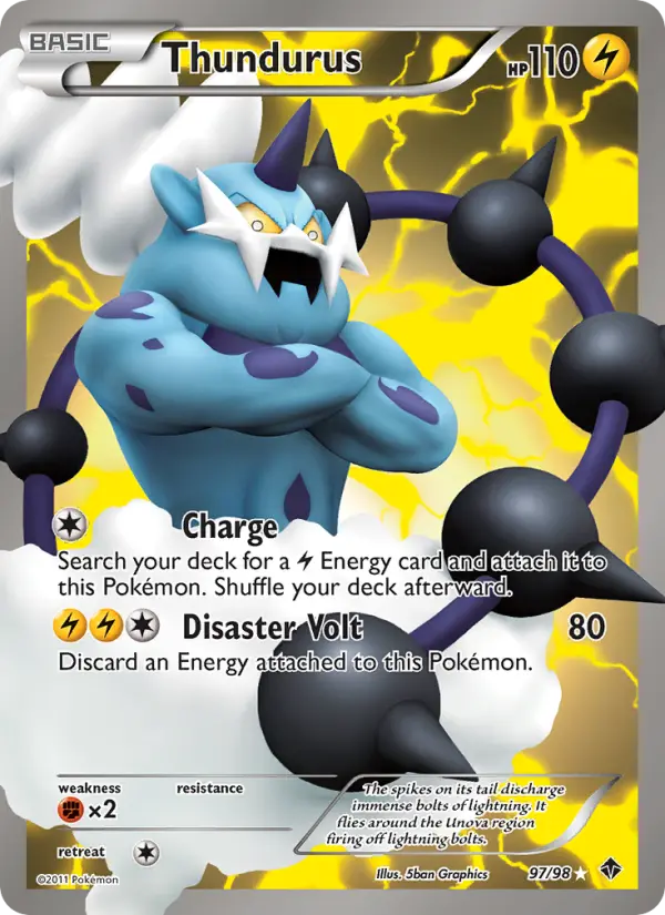 Thundurus 97 Emerging Powers Pokesingles