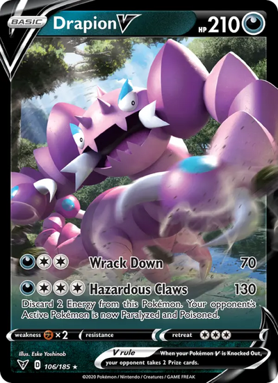 Drapion V 106 Vivid Voltage Pokesingles