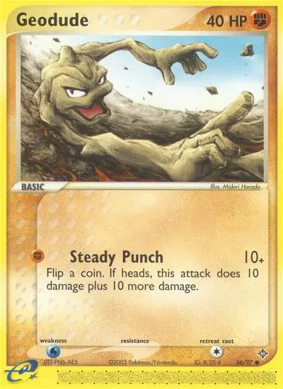 Geodude 56 Dragon Pokesingles