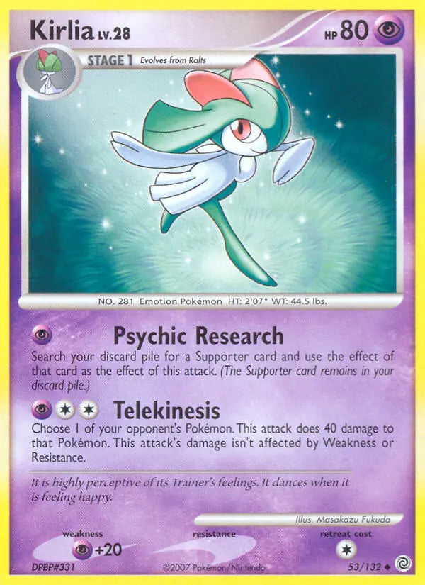 Kirlia 53 Secret Wonders Pokesingles