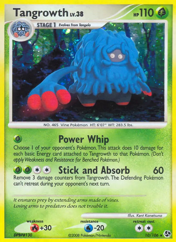 Tangrowth 10 Great Encounters Pokesingles