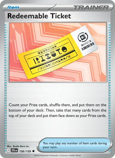 Redeemable Ticket 156 Journey Together Pokesingles