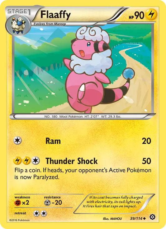 Flaaffy 39 Steam Siege Pokesingles