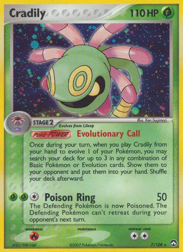 Cradily 7 Power Keepers Pokesingles
