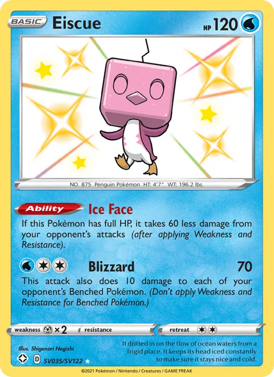 Eiscue SV035 Shining Fates Pokesingles