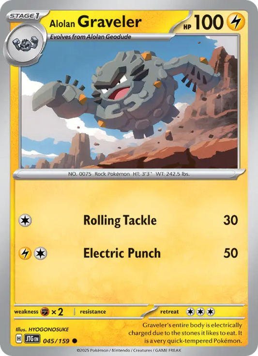 Alolan Graveler 45 Journey Together Pokesingles