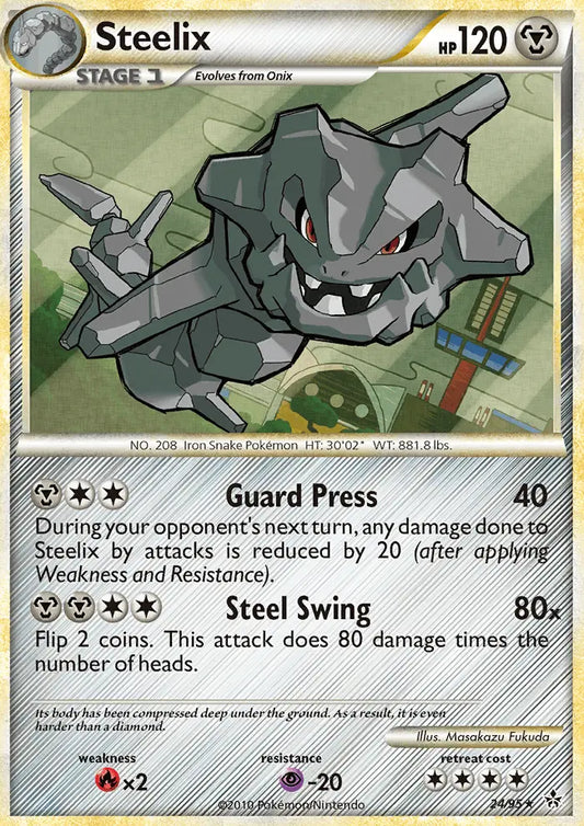 Steelix 24 Unleashed Pokesingles
