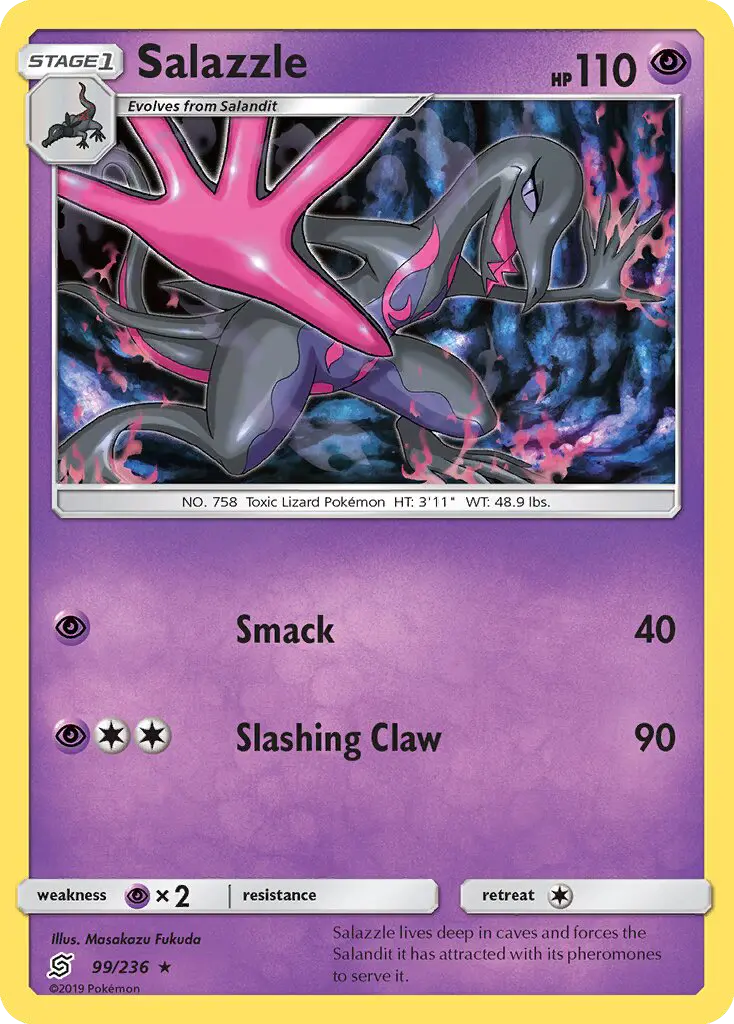 Salazzle 99 Unified Minds Pokesingles