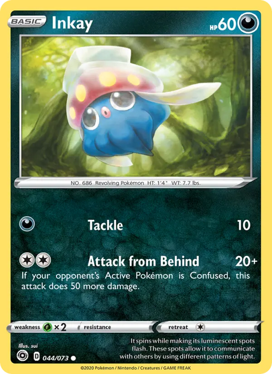 Inkay 44 Champion's Path Pokesingles