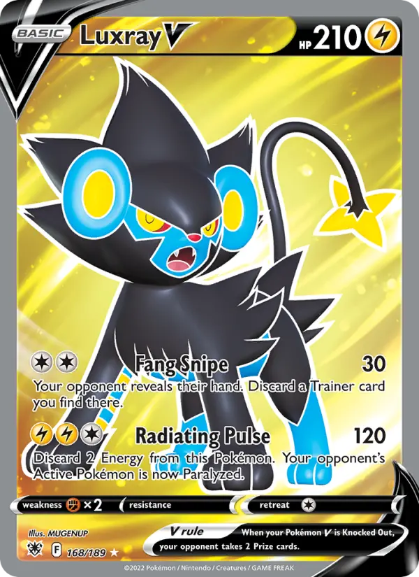 Luxray V 168 Astral Radiance Pokesingles