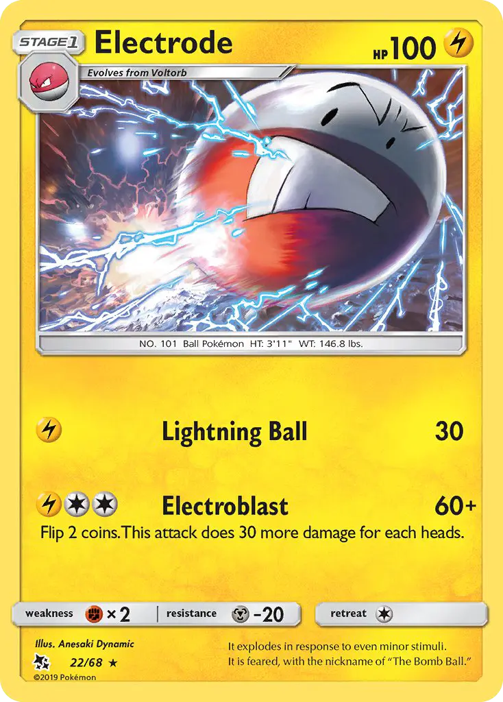 Electrode 22 Hidden Fates Pokesingles