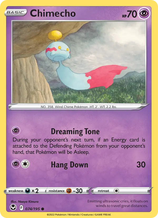 Chimecho 74 Silver Tempest Pokesingles