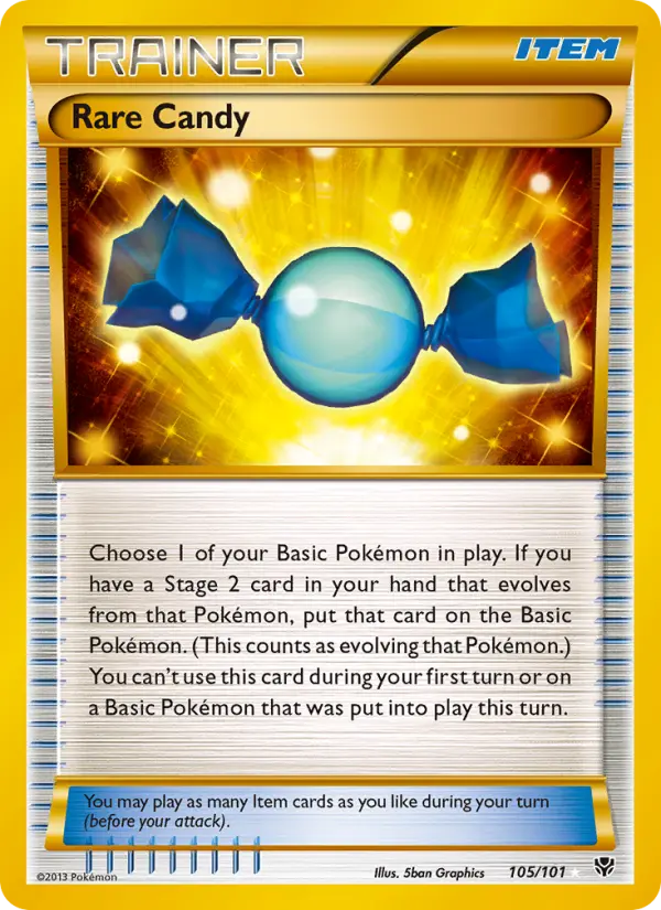 Rare Candy 105 Plasma Blast Pokesingles