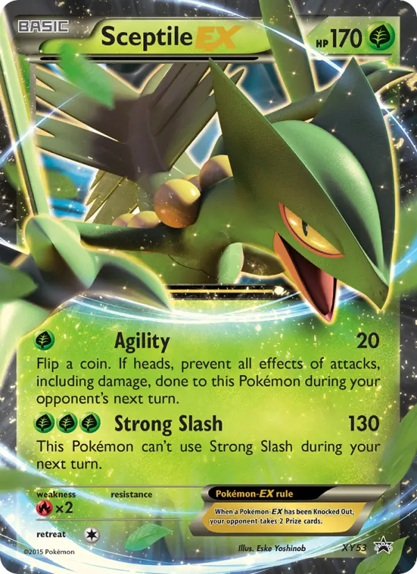 Sceptile EX XY53 XY Black Star Promos Pokesingles