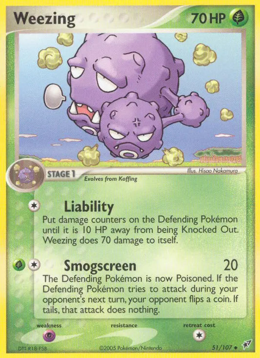 Weezing 51 Deoxys Pokesingles