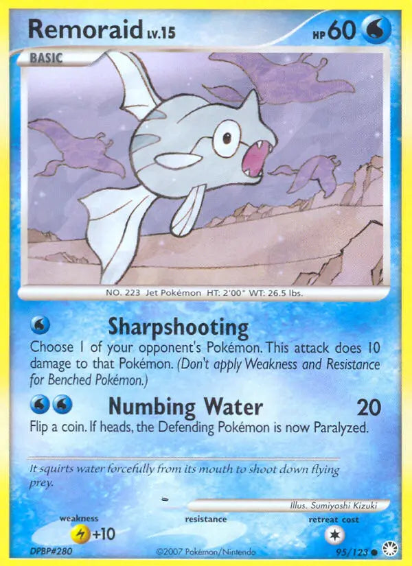 Remoraid 95 Mysterious Treasures Pokesingles