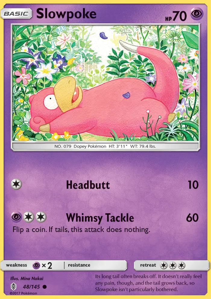 Slowpoke 48 Guardians Rising Pokesingles