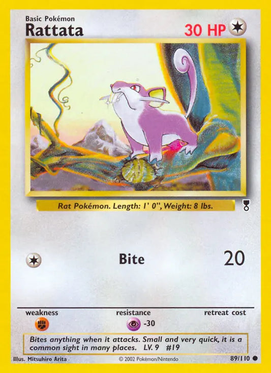 Rattata 89 Legendary Collection Pokesingles